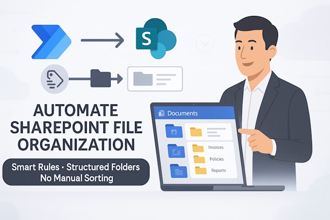 automate sharepoint file organization with power automate