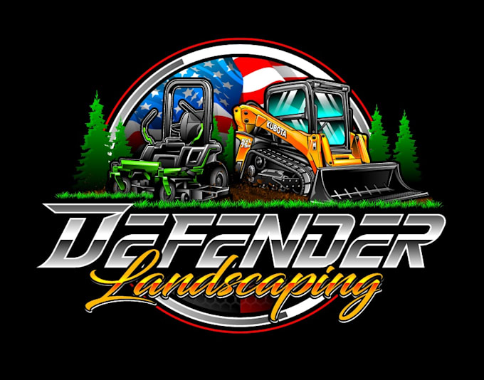 create an awesome tree services logo design