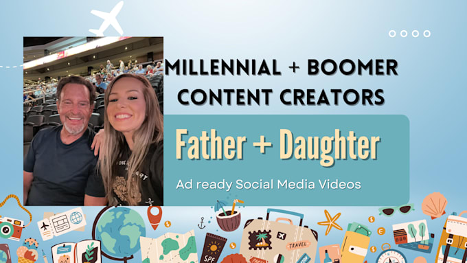 create father daughter millennial boomer ugc