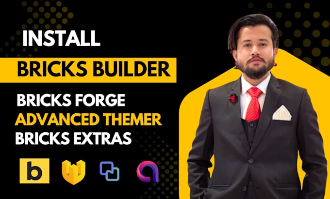 install bricks builder, advanced themer and top addon plugins