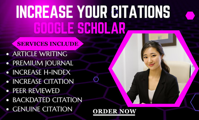 increase your google scholar citations in peer reviewed journals