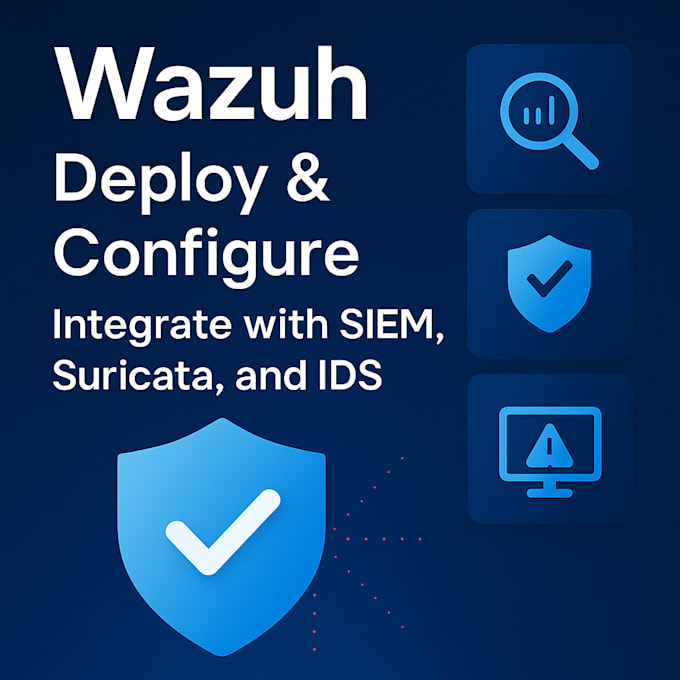 configure deploy  wazuh and integrate implementation with siem suricata ids