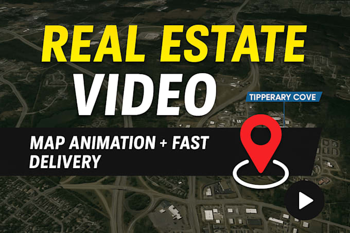 do map animation for real estate listings and property tours