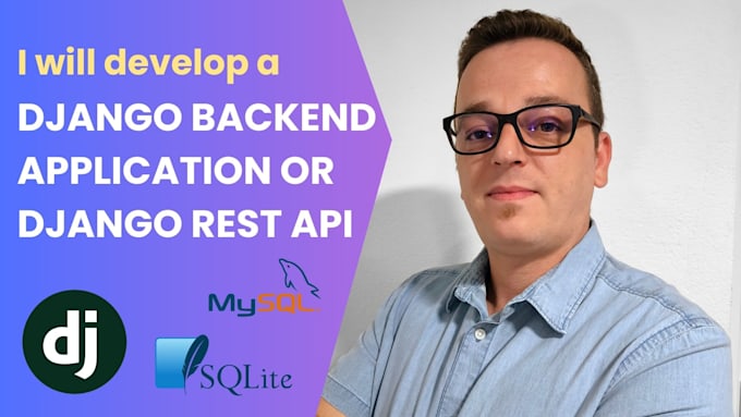 develop a django backend application or django rest API
