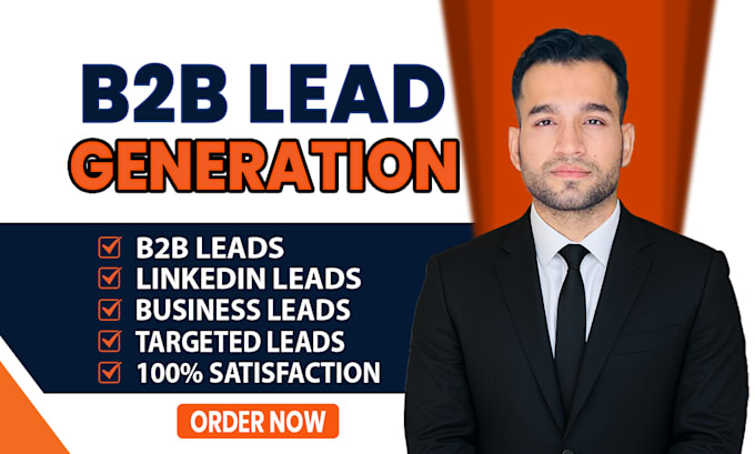 Provide targeted b2b lead generation for any industry by Haroon133 | Fiverr