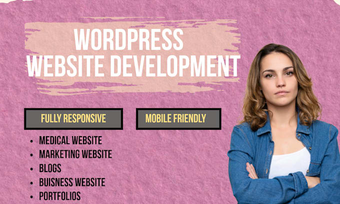 design clean and responsive wordpress website