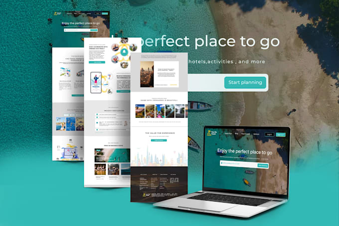 design responsive figma landing page,figma website design