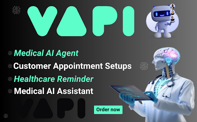 train vapi ai voice agent, customer calls health center chatbot vapi integration