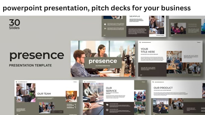 Design powerpoint presentation, pitch decks for your business by ...