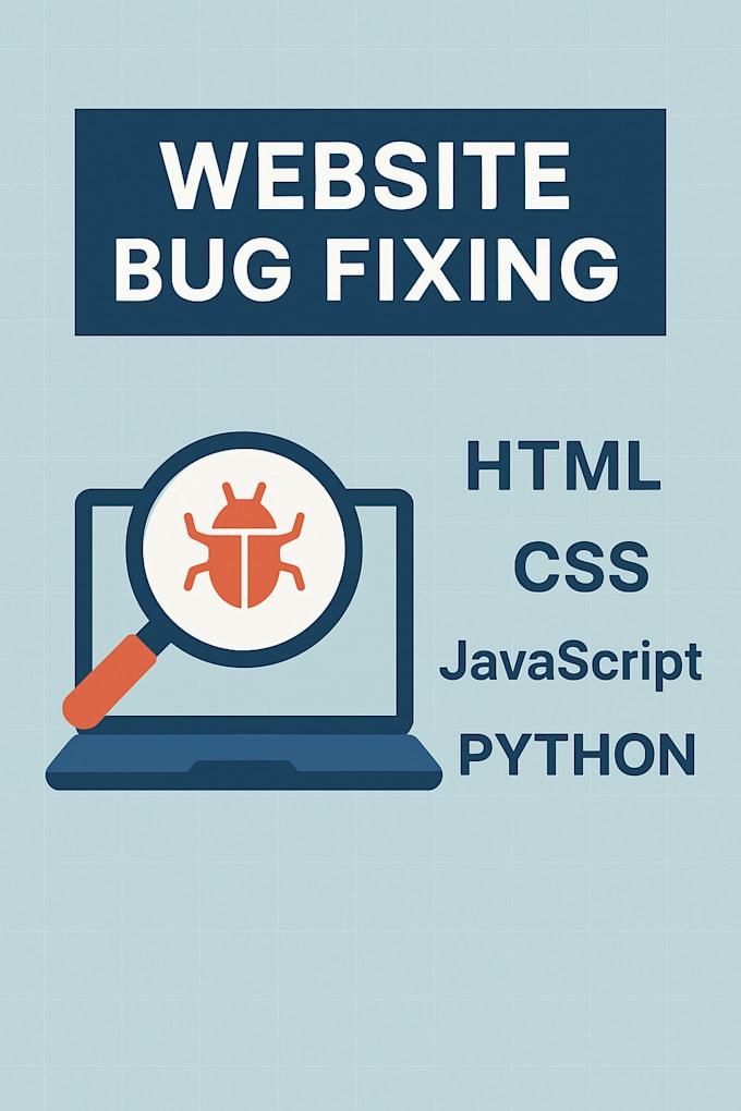fix bugs or issues on your website