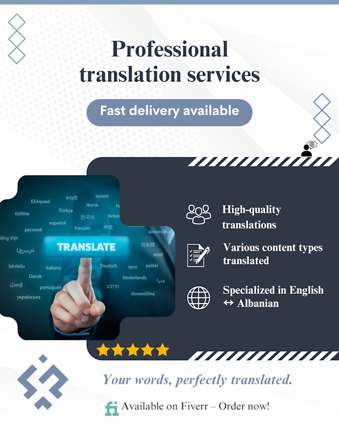 accurately translate english to albanian