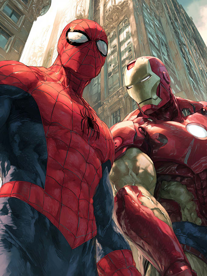 create an awesome comic books based on your script