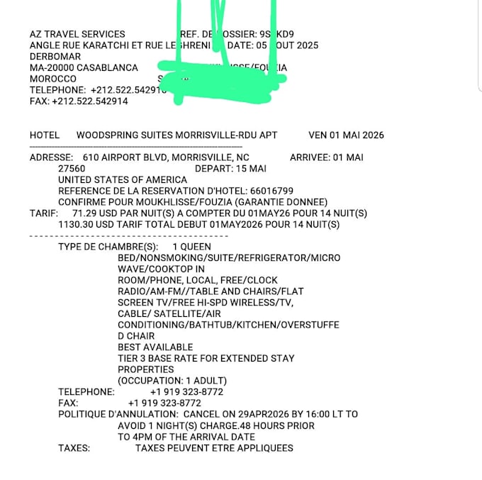 book your US visa appointment and hotel reservation