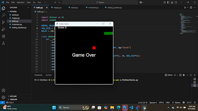 Create python projects with gui automation or ai features by Gsma_g ...