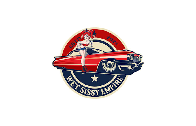design wet sissy automotive logo