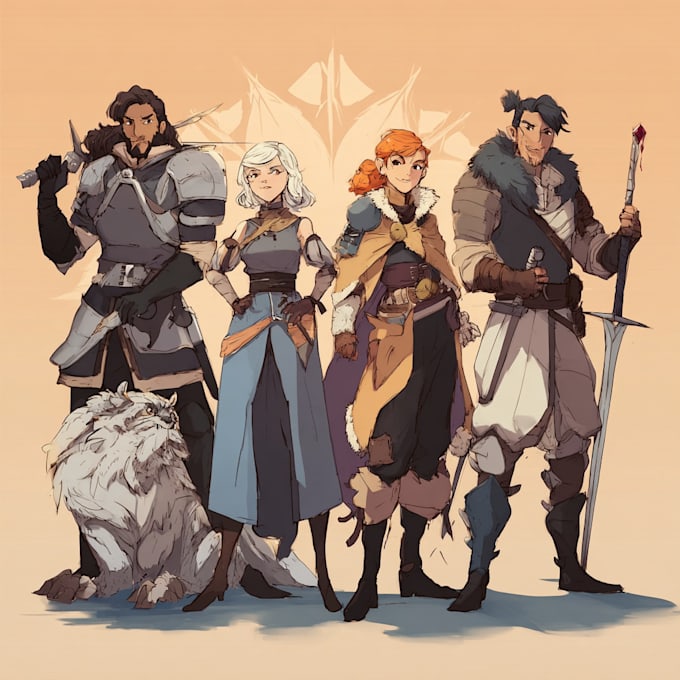 draw your dnd party