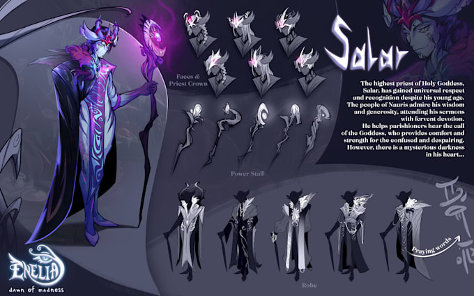 create stylized character concept art