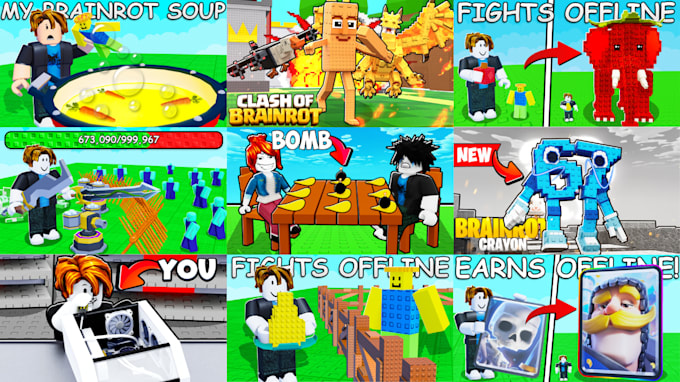 create high CTR roblox thumbnail