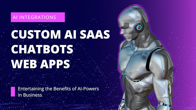 Build ai saas, chatbots and ai web app by Anujpatel154 | Fiverr