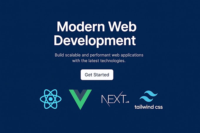 do custom website development using nextjs, react, vuejs and tailwind CSS