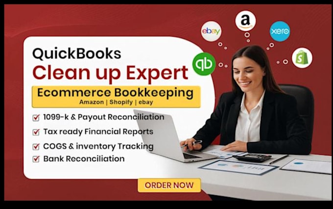 organize the e commerce finances in quickbooks
