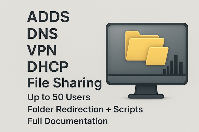 setup and manage active directory, dns, and group policies