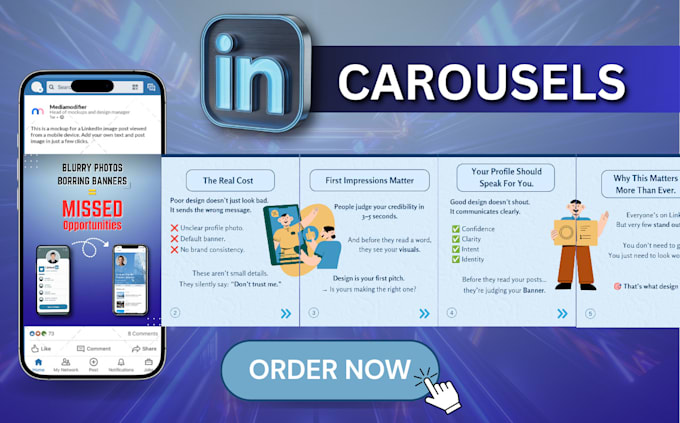design engaging linkedin carousels to boost your brand