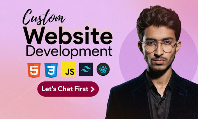 develop a custom website frontend using react, nextjs, tailwind