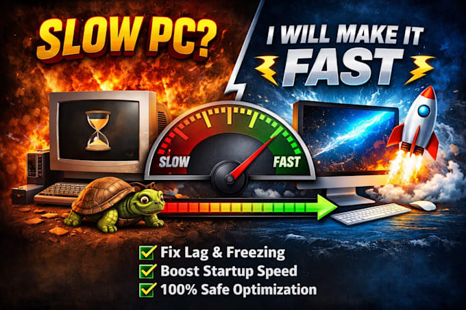 fix your slow windows 10 11 PC or laptop and boost performance remotely