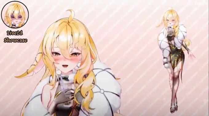 design live2d vtuber mode, 2d vtuber rigging, vtuber commission for stream