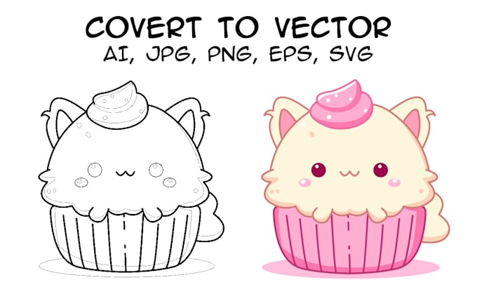 redraw the logo to vector, convert the image to vector