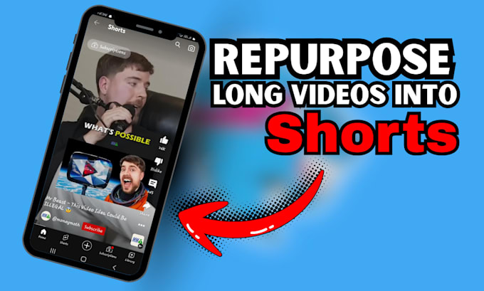 repurpose and edit your long video content into short form content