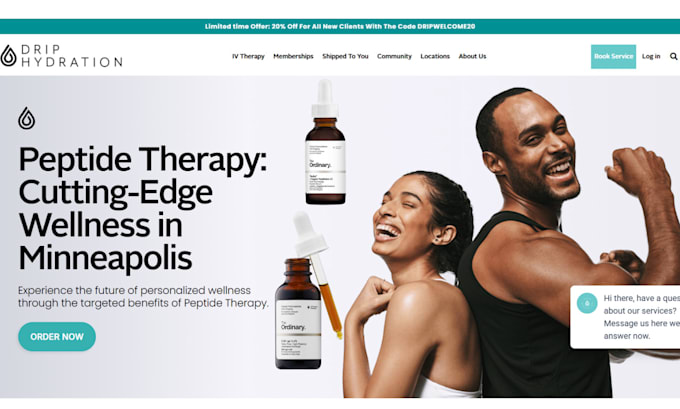 build peptide website , nootropic, nutraceutical website