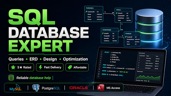 do sql queries, sql database project, er diagram