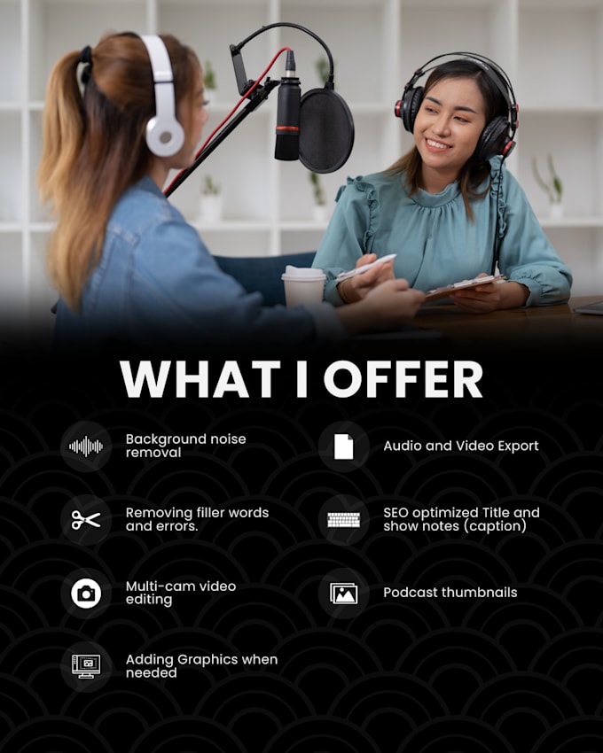 edit  audio and video podcast