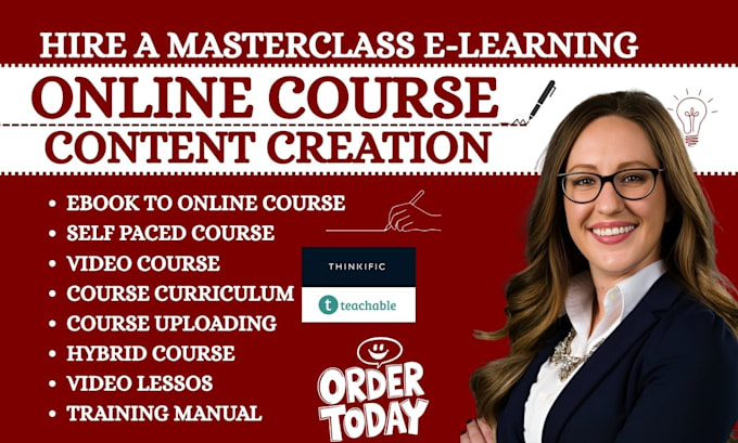 create online course content course creation cinematic educational videocreation