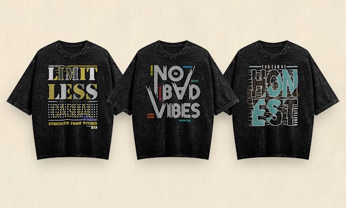 design t shirts with unique typography