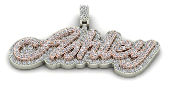 design a custom name pendant using rhino and matrix