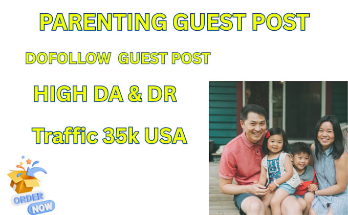 publish your guest post on high da parenting sites