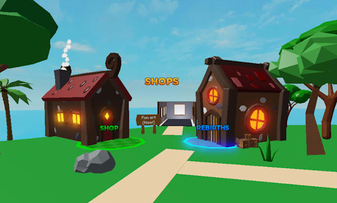 build full roblox game with custom scripting, map, animation, art and vfx design