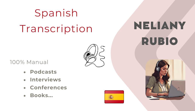 do audio or video transcription in spanish