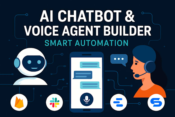 Create ai chatbot, voice agent, firebase logic, automation and ...