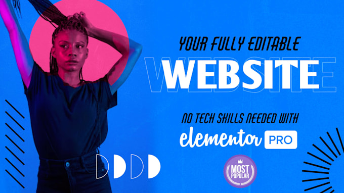 scalable wordpress site with elementor for your  business