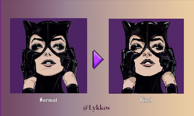 convert your image or illustration to pixel art