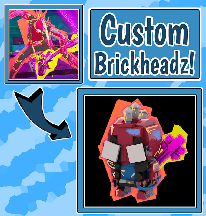 create a brickheadz style lego character