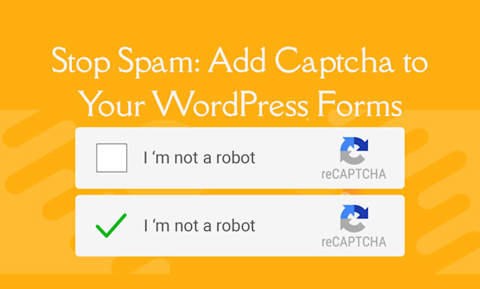 add , and fix captcha or recaptcha website form to stop spam