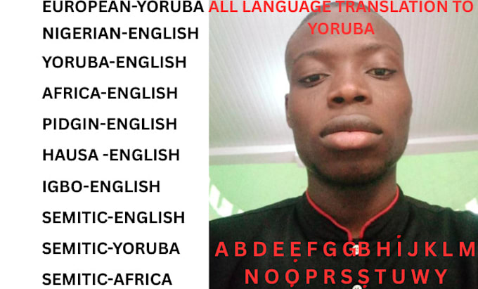 translate transcribe transcript nigeria africa yoruba hausa igbo to any language