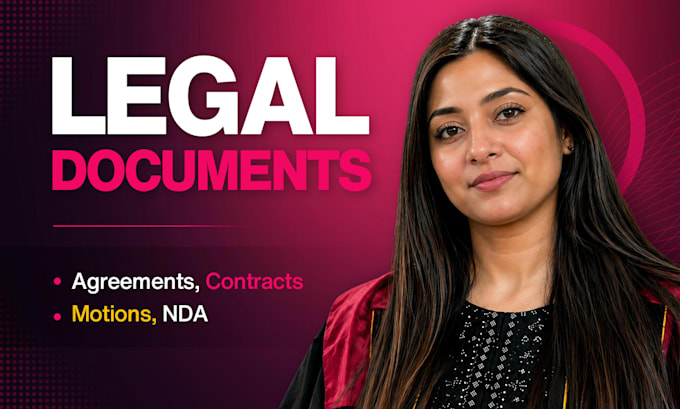 write legal agreements, contracts, documents, motions, nda and more