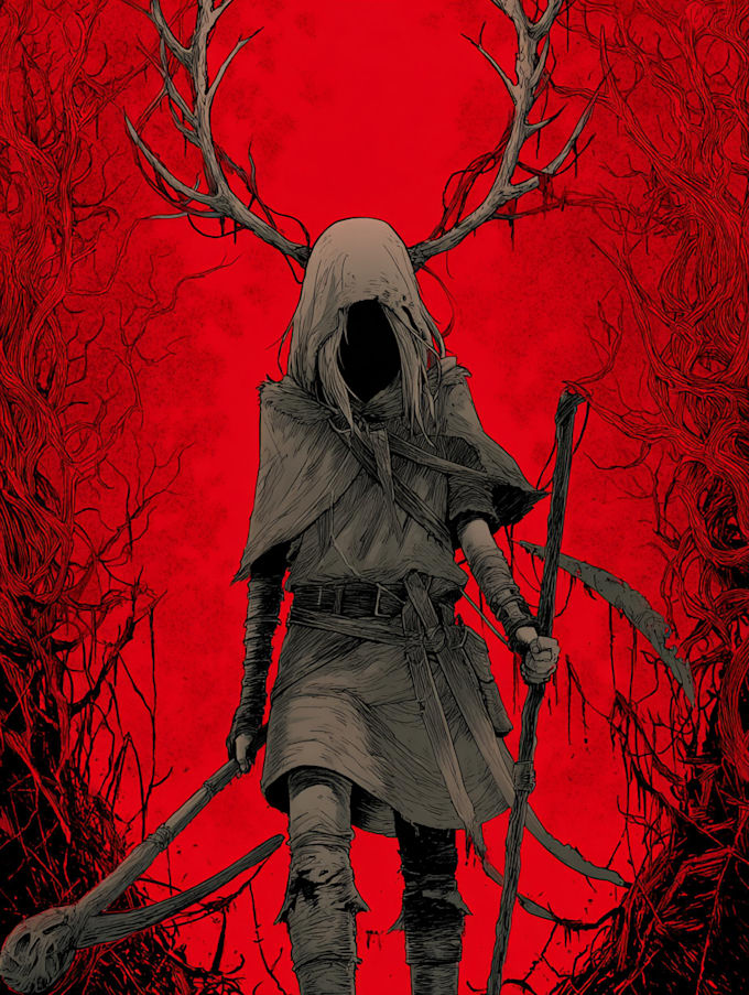 make a famous fantasy horror character design