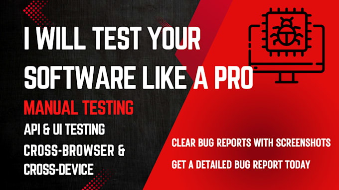 review and test your website or app for bugs, usability, and performance